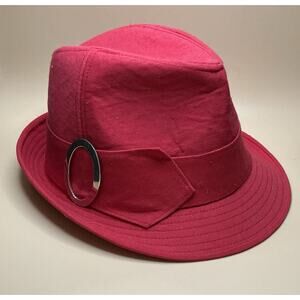 Woman’s Red Fedora Hat, Christmas‎ Time, Anytime, One Size (Read)